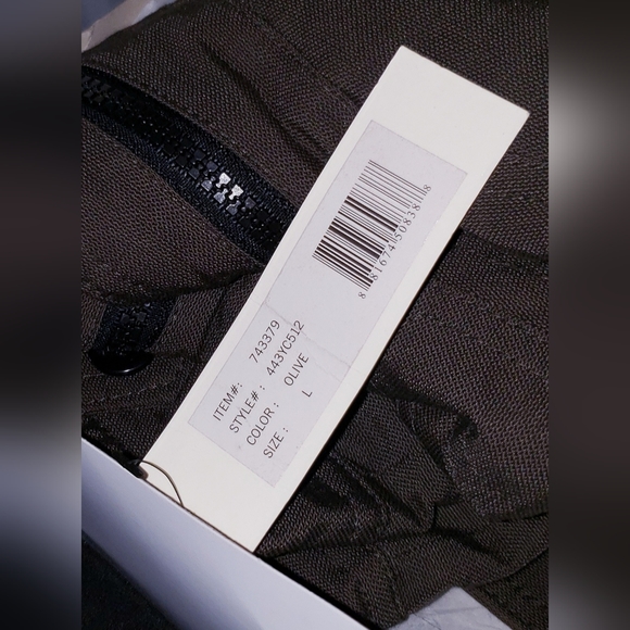 Kenneth Cole coat NWT men's size Large dark army green color - Picture 2 of 11